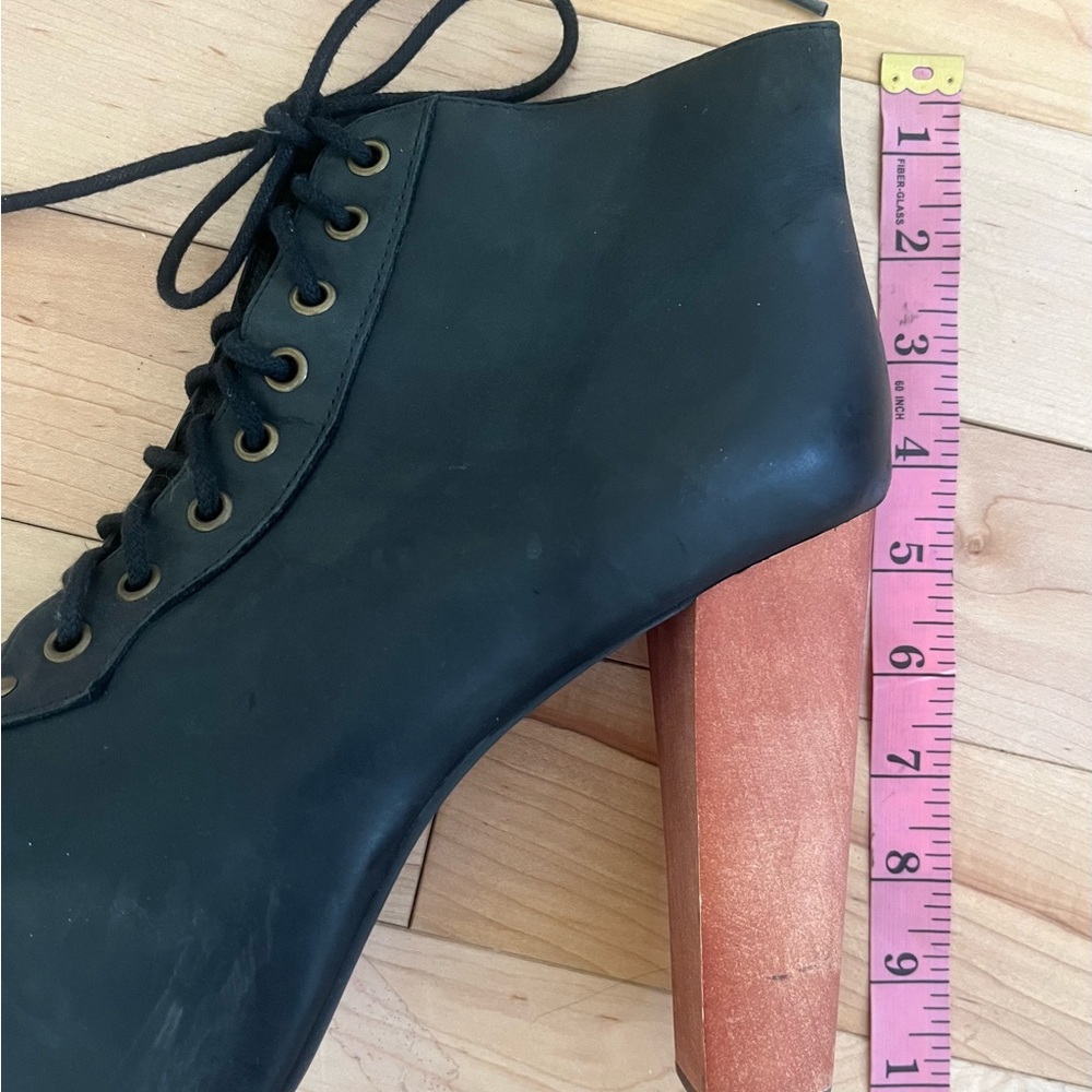 20% OFF 2+ BUNDLES! “Lita” Jeffrey Campbell Leather Boots. Black. Size 8M - Picture 10 of 12